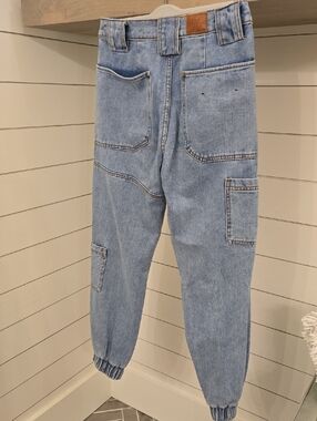 BDG Urban Outfitters Light Blue Denim Cargo Jeans